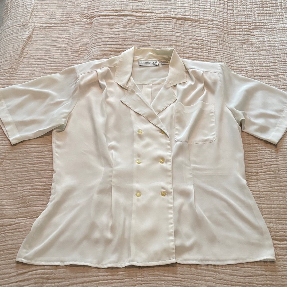 Elegant Cream Blouse
